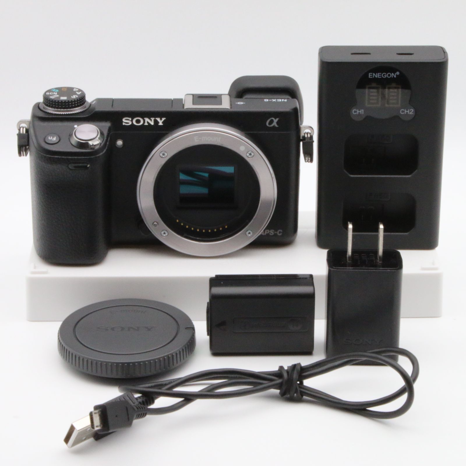 上品 SONY α NEX-6 ボディ ブラック