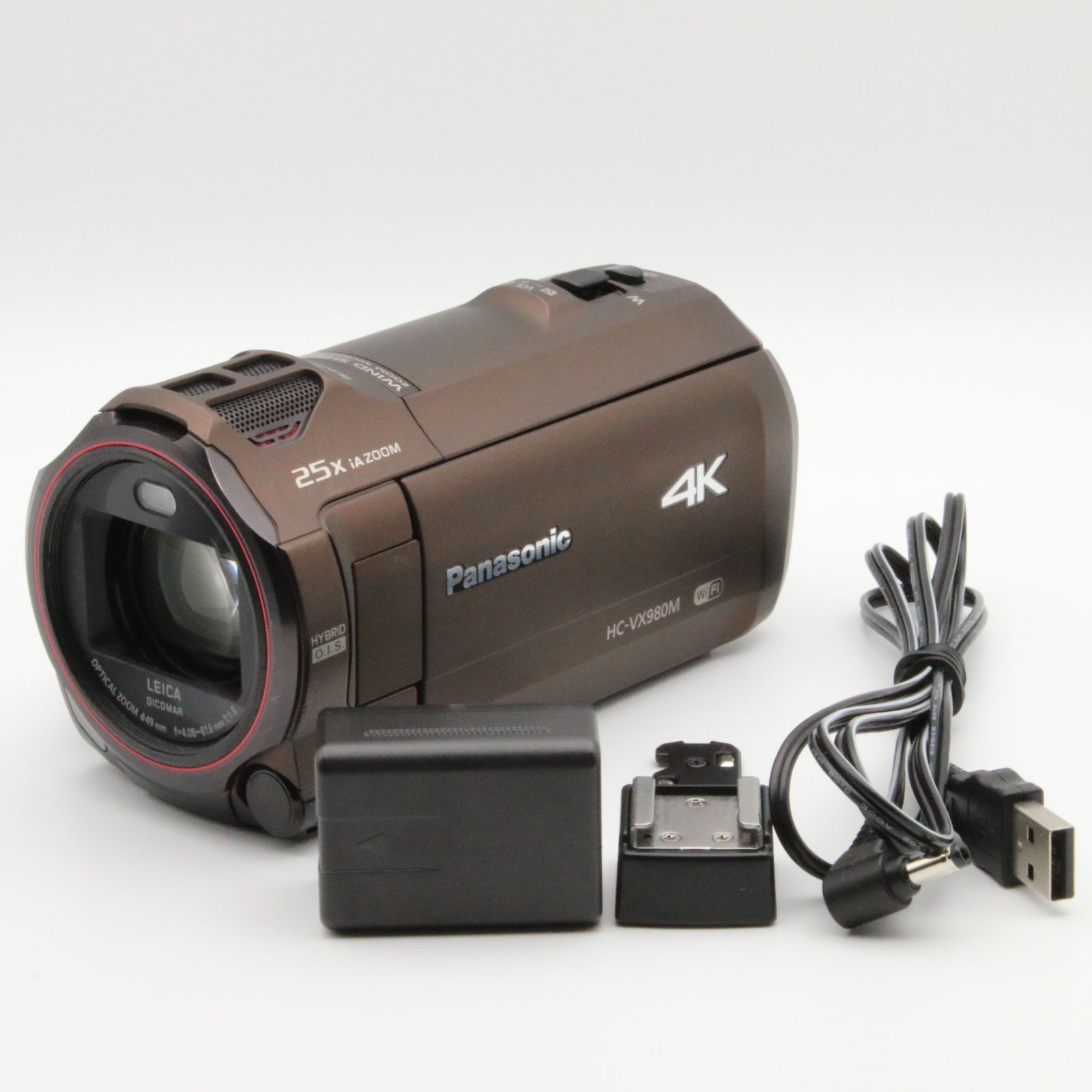 極上品】PANASONIC HC-VX980M ブラウン - メルカリ