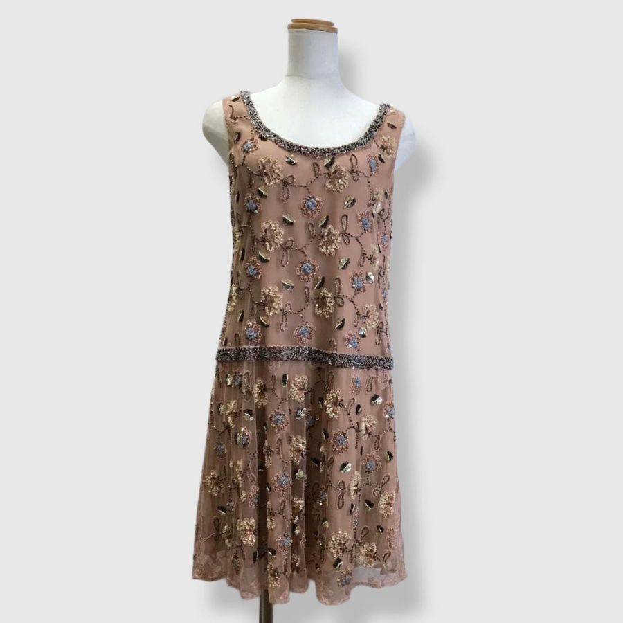 GRACE CLASS グレースクラス パーティー 総刺繍 ビジューワンピース