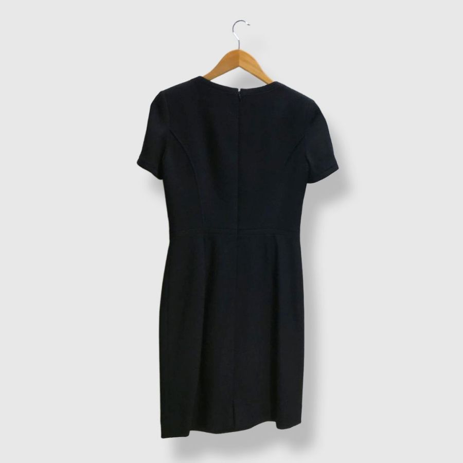 Courreges クレージュ セットアップ ワンピーススーツ フォーマル 黒 定番カラー 透け感