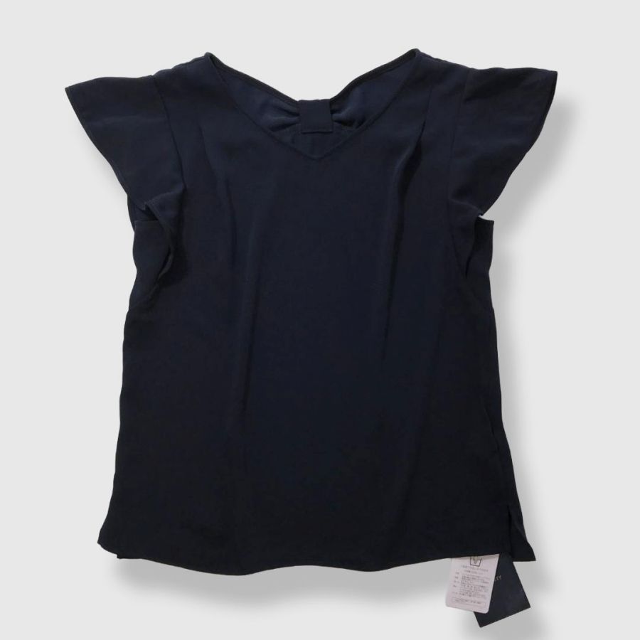 JUSGLITTY ジャスグリッティー ♥ ラッフルスリーブVブラウス