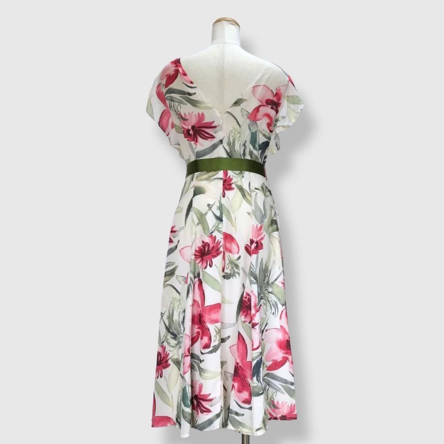 PhaseEight フェイズエイト ロングワンピース ドレスワンピース 花柄