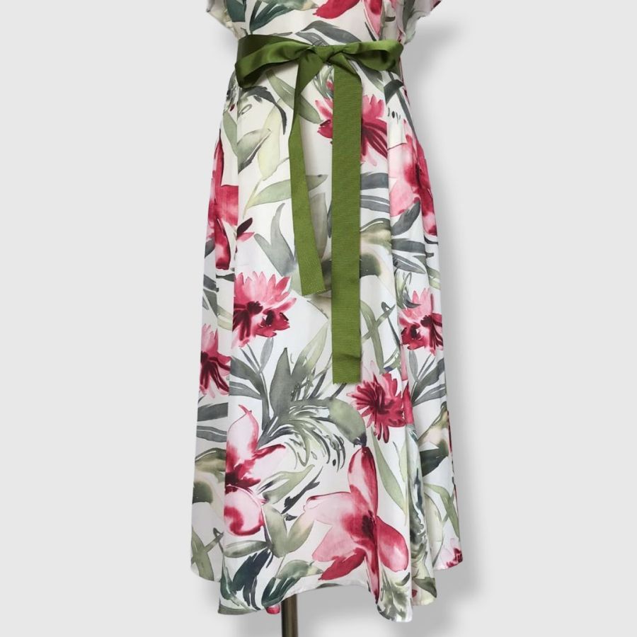 PhaseEight フェイズエイト ロングワンピース ドレスワンピース 花柄