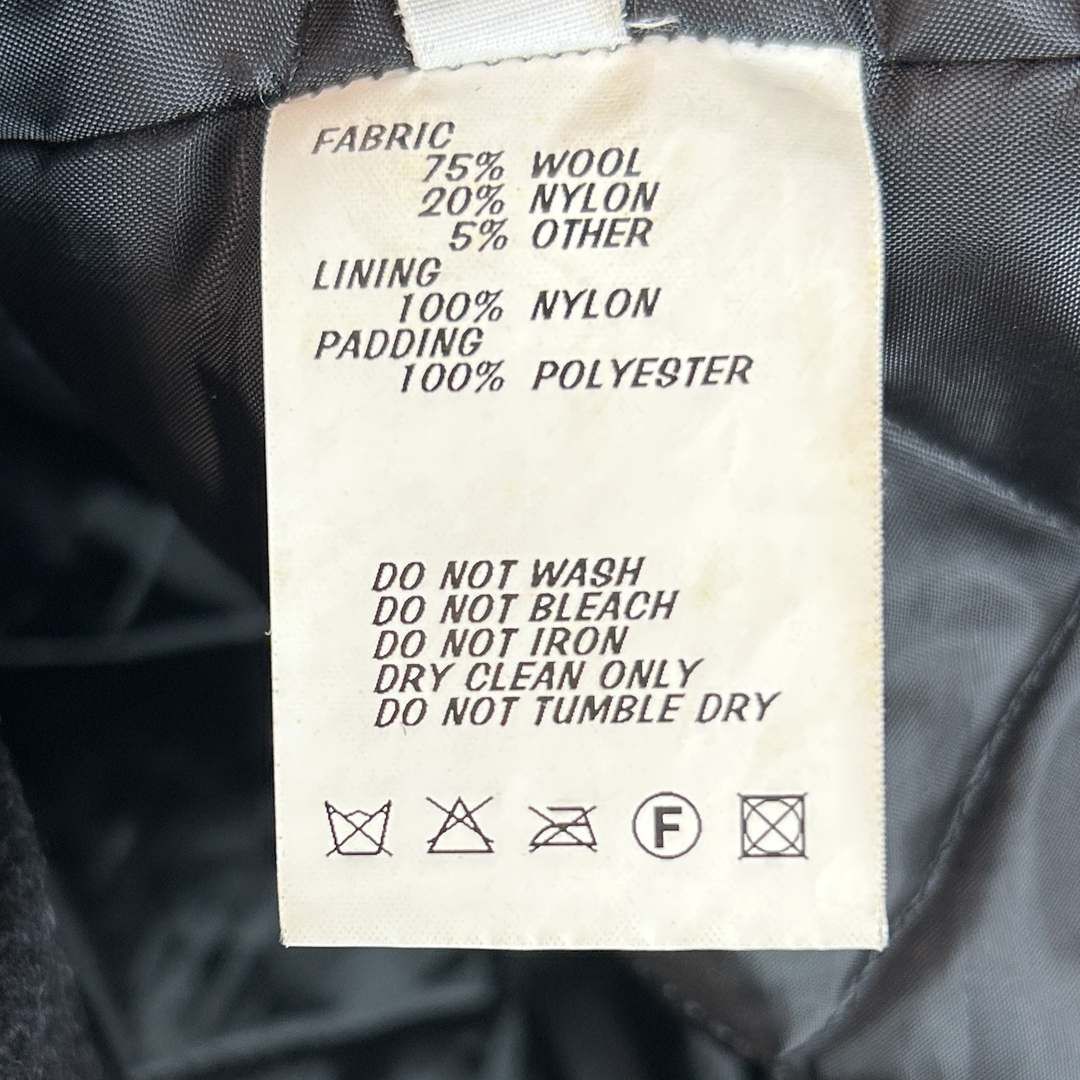 FIDELITY フィデリティ Pコート ピーコート ウール 無地 ブラック Mサイズ メンズ 古着 アメカジ