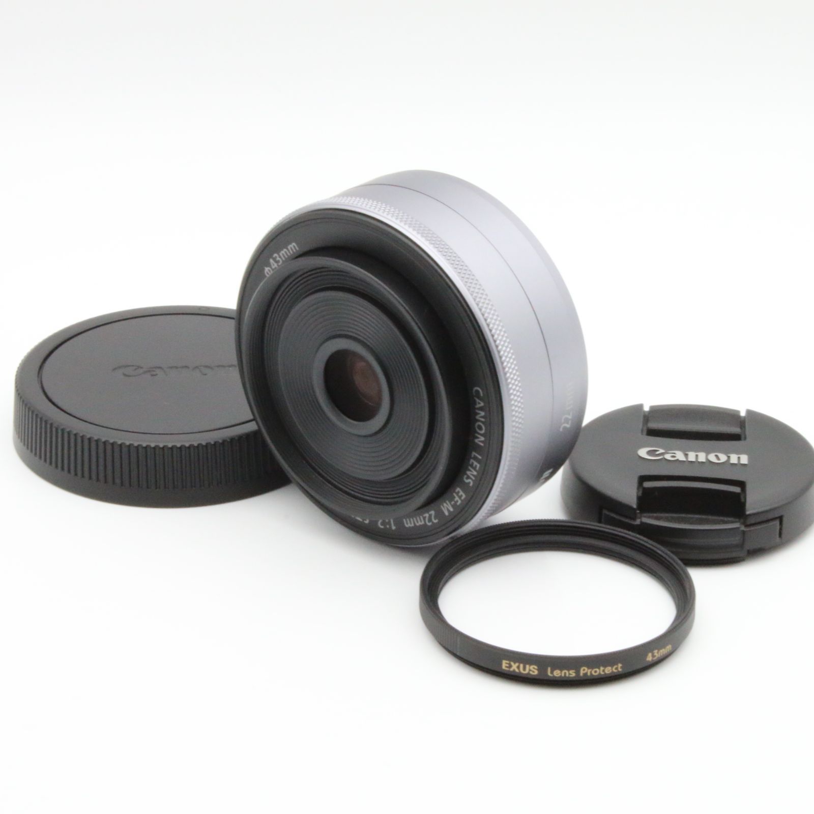 上品 CANON EF M 22 mm F 2 STM シルバー