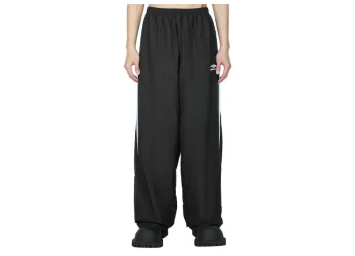 XXS バレンシアガ 3 B スポーツ アイコン ロゴ トラック パンツ ブラック