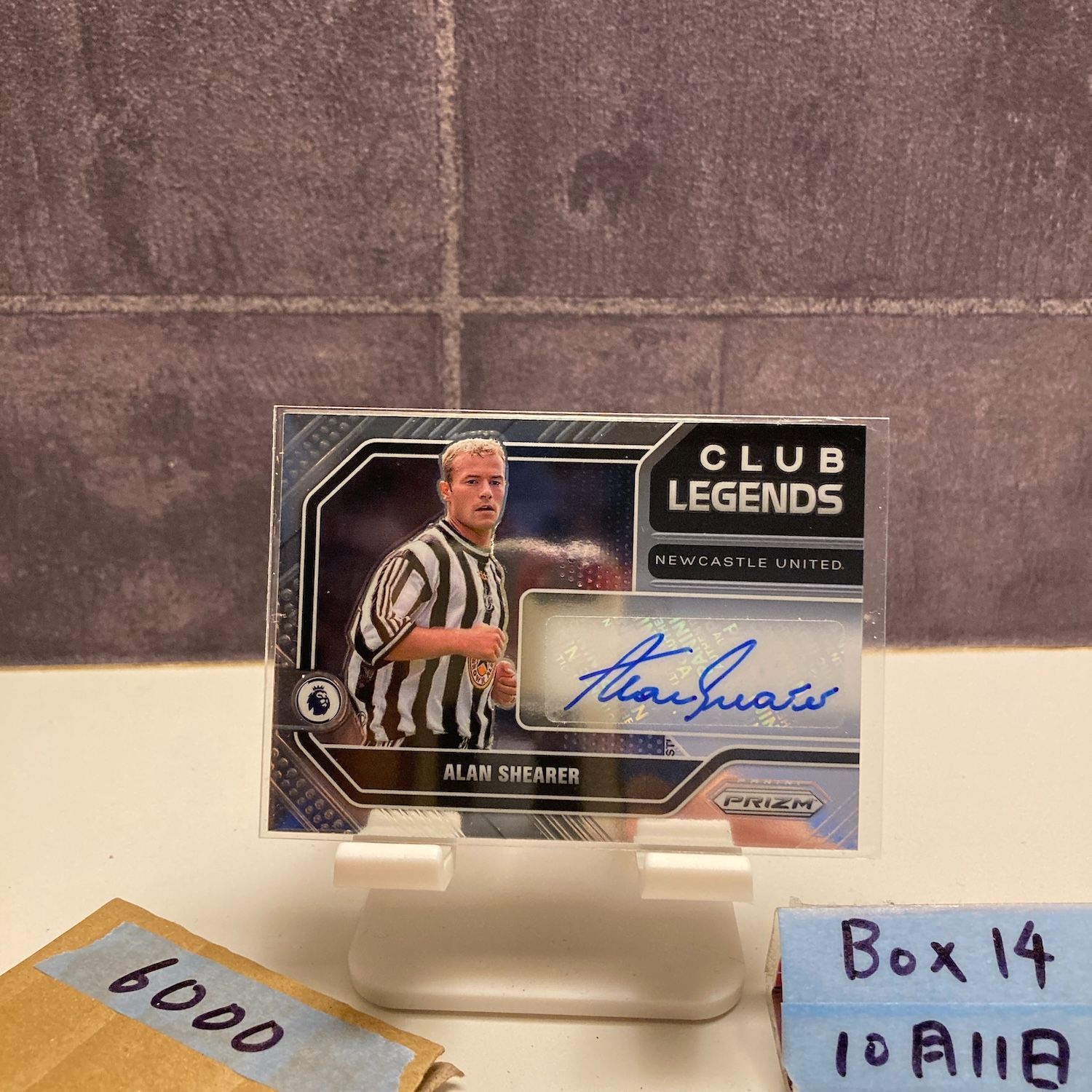2021 Panini Alan Shearer 直筆サインカード Newcastle United Club