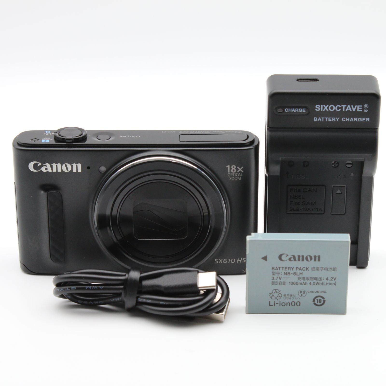 上品 CANON PowerShot SX 610 HS ブラック