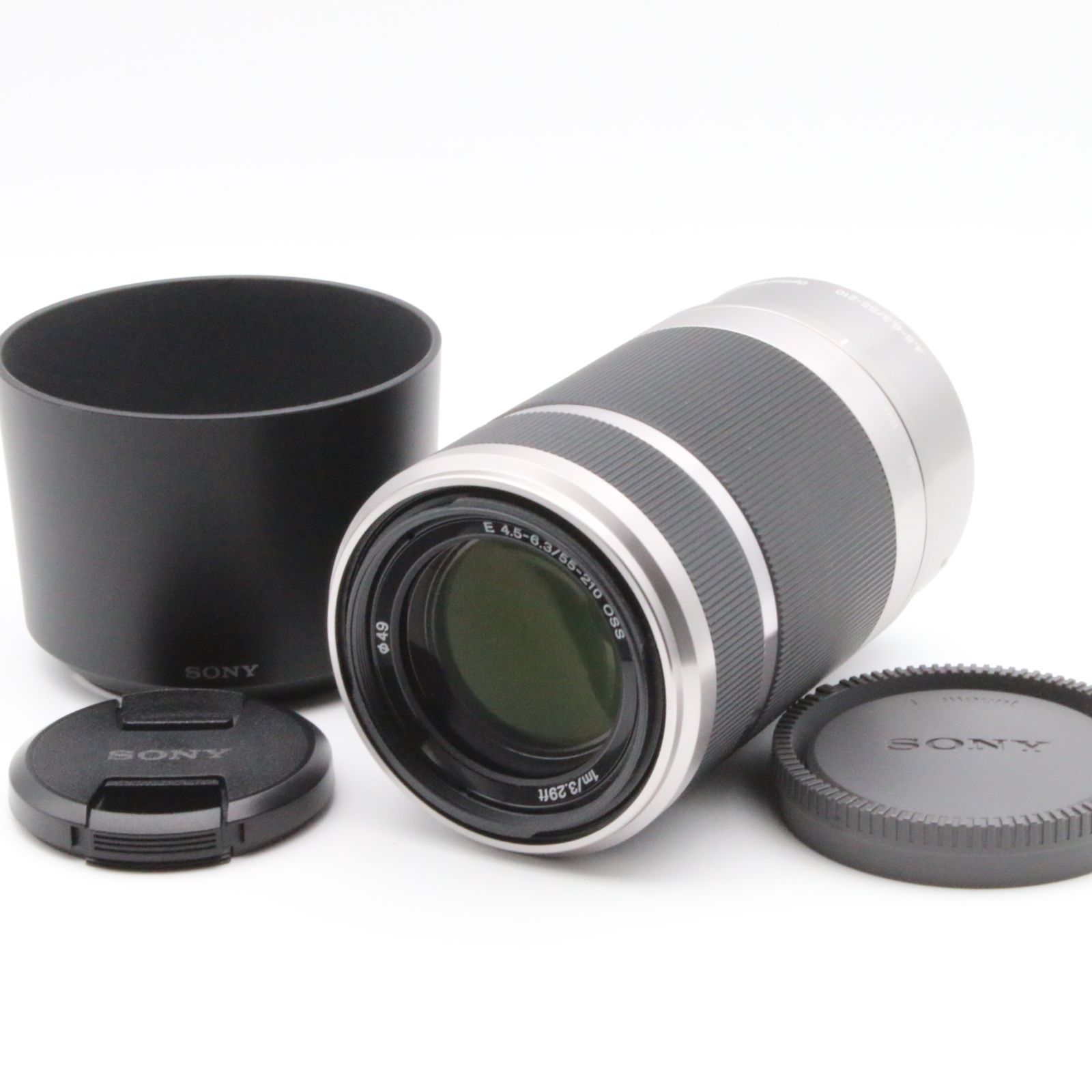 ほぼ SONY E 55-210 mm F 4.5-6.3 OSS シルバー