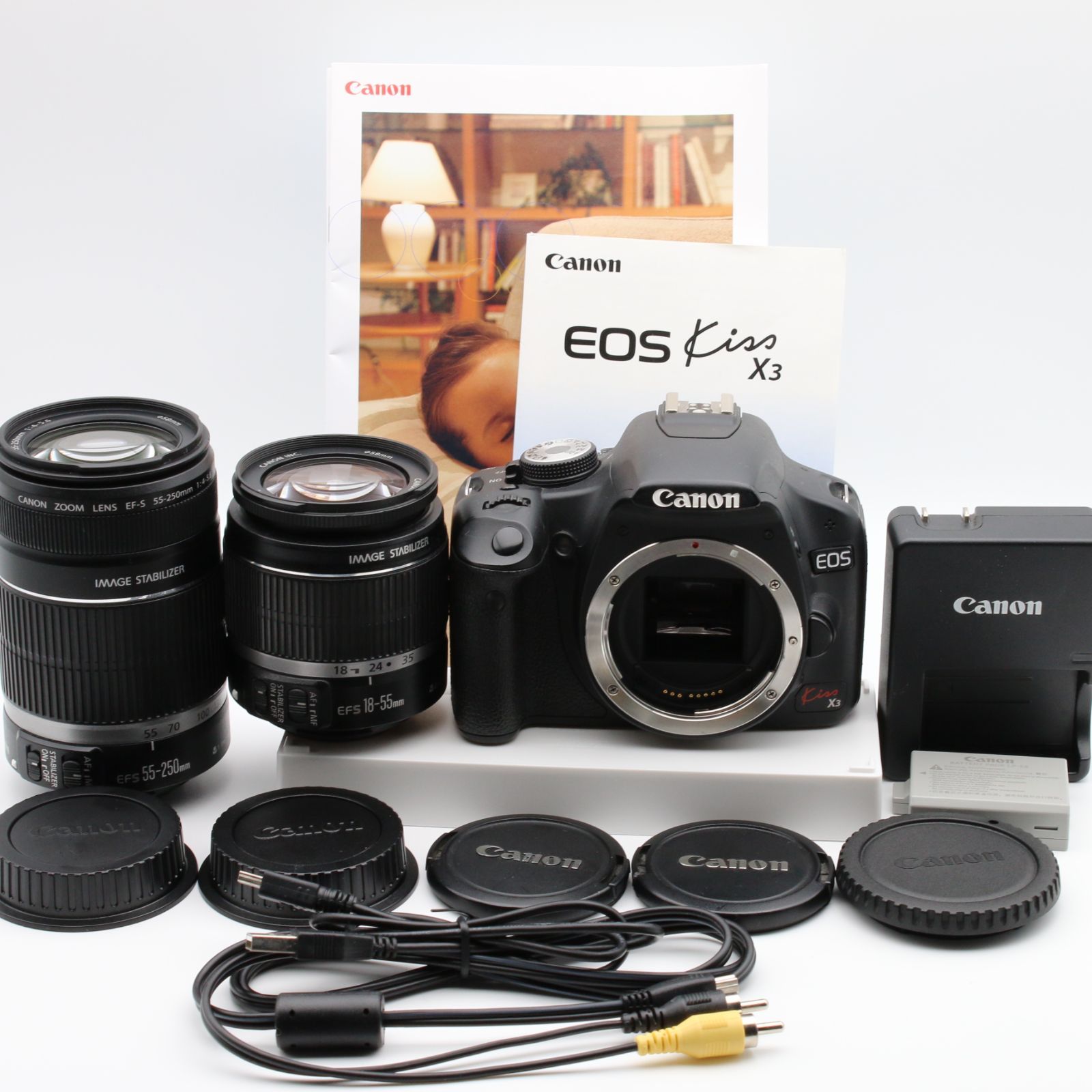 極上品】CANON EOS Kiss X3 ダブルズームキット - メルカリ