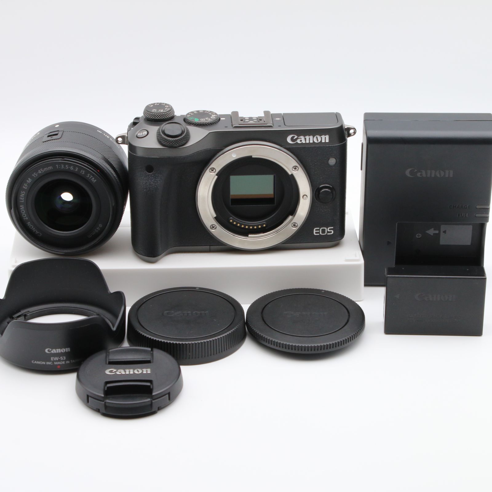 極上品】CANON EOS M6 レンズキット ブラック - メルカリ