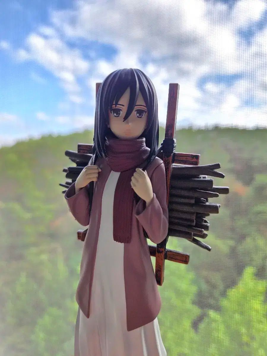 進撃の巨人 ミカサ・アッカーマン figma PVC製 J ARTFX ミカサ : 1⁄7