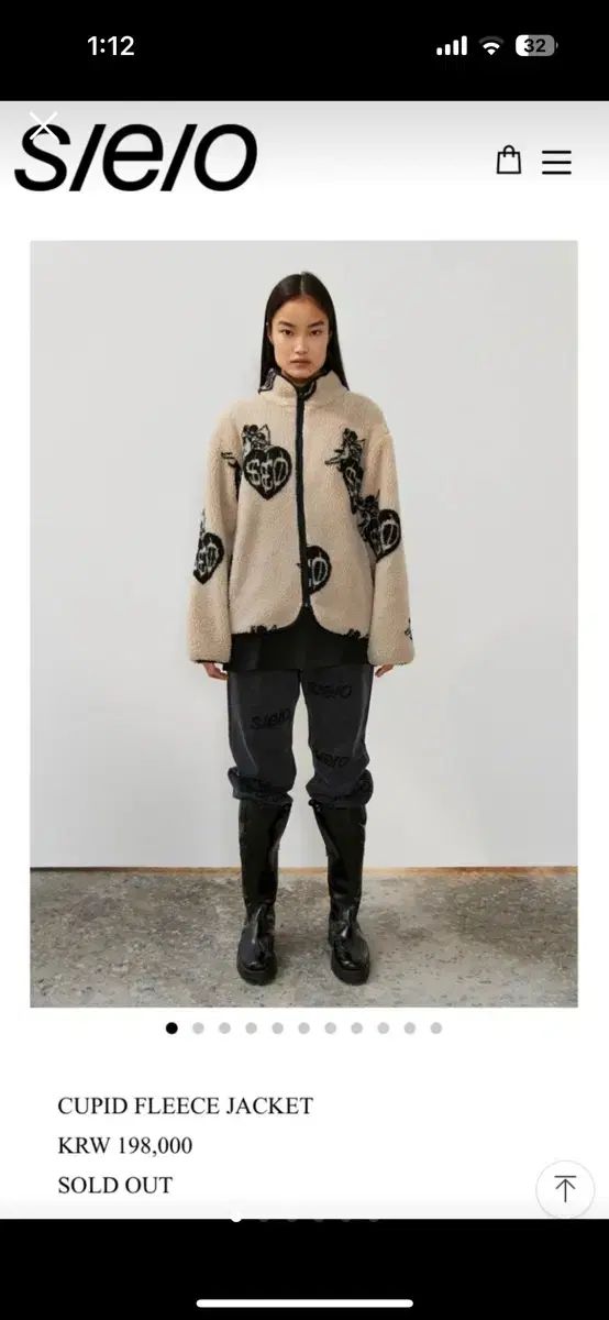 SEO CUPID FLEECE JACKET エスアイオー キューピッド フリース