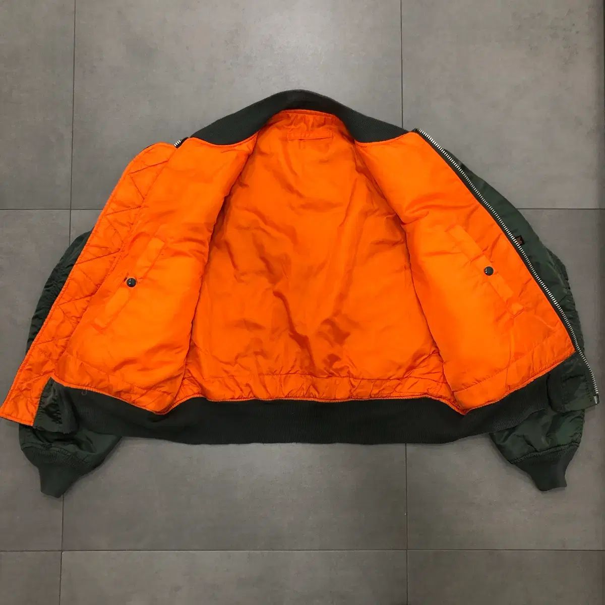  アルファインダストリーズ MA-1 パイロットジャンパー アウター ジャケット USA アメリカ L ジャンパー ブルゾン ジャケット アウター