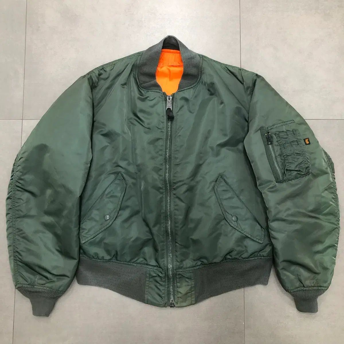 アルファインダストリーズ MA-1 パイロットジャンパー アウター ジャケット USA アメリカ L