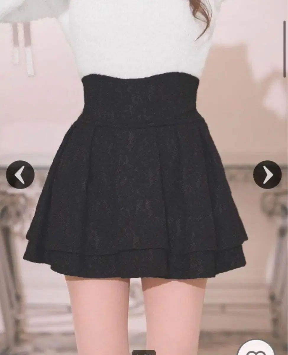 ミシェルマカロン ミ覚スカート ブラック s