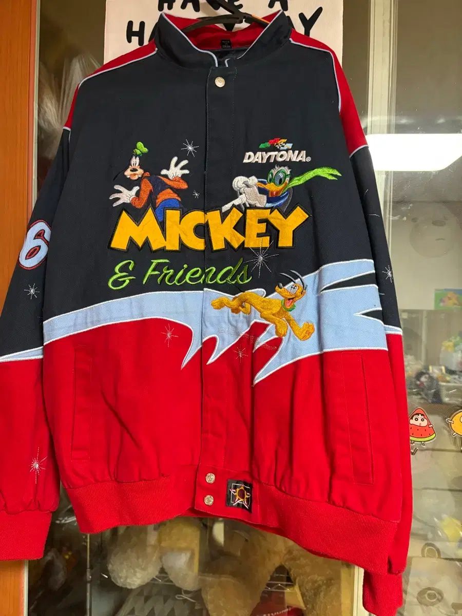ミッキーマウス アンド フレンズ デイDAY トゥー ナ ジャケット レッド ブラック