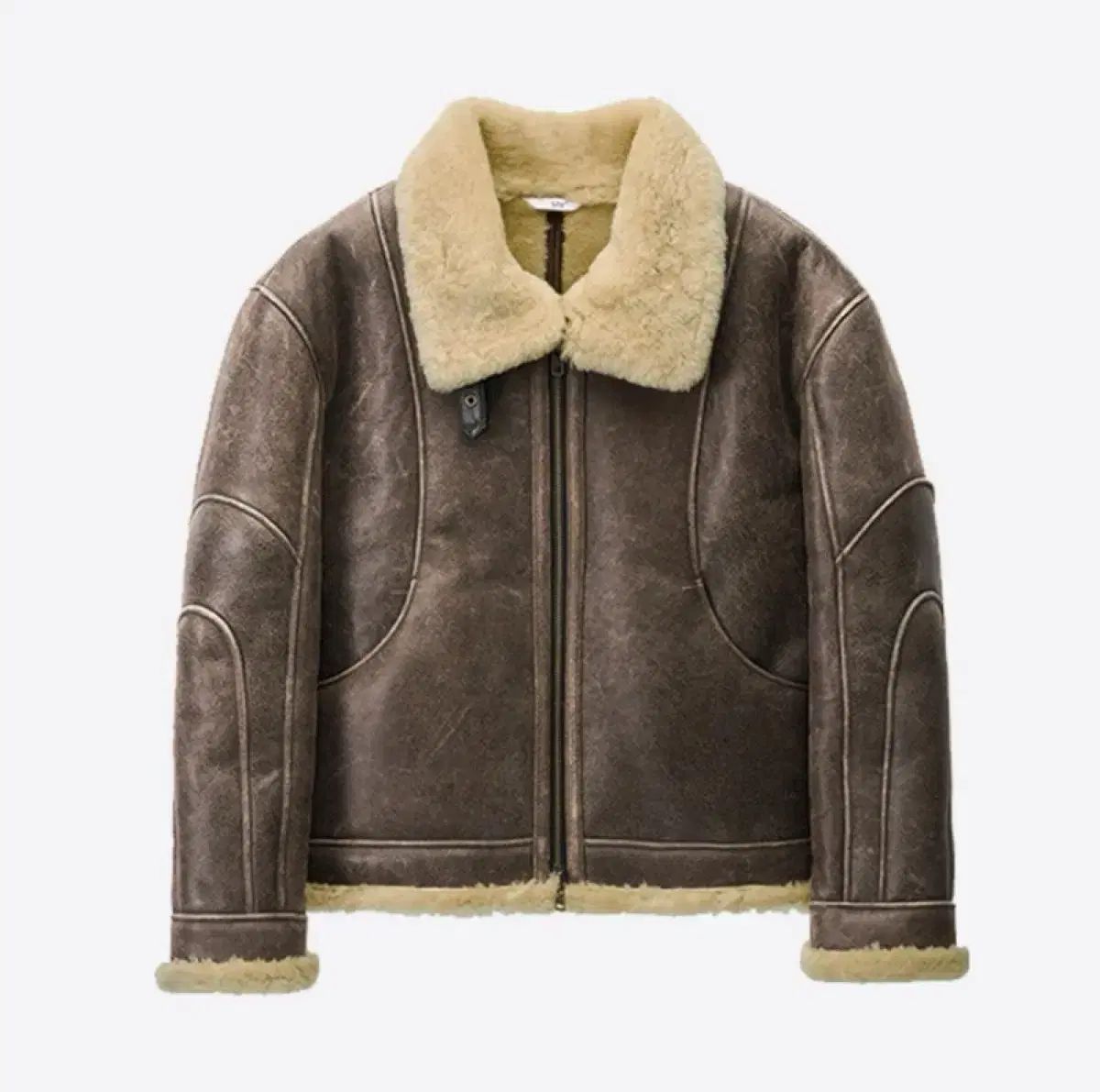 STU 24 FW レイヤード ポケット ムートン os