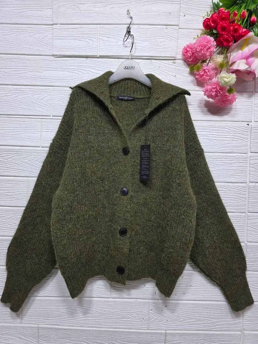 タグ新商品 アトリエナイン 厚手 ニット ジャケット 66～88