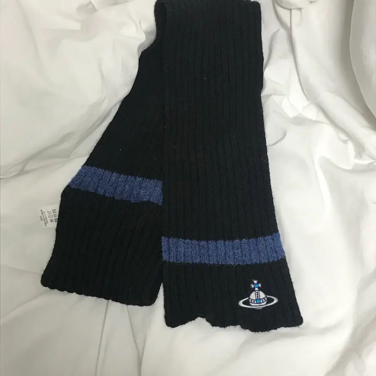 ヴィンテージ ヴィヴィアン ウエストウッド マフラー ネイビー