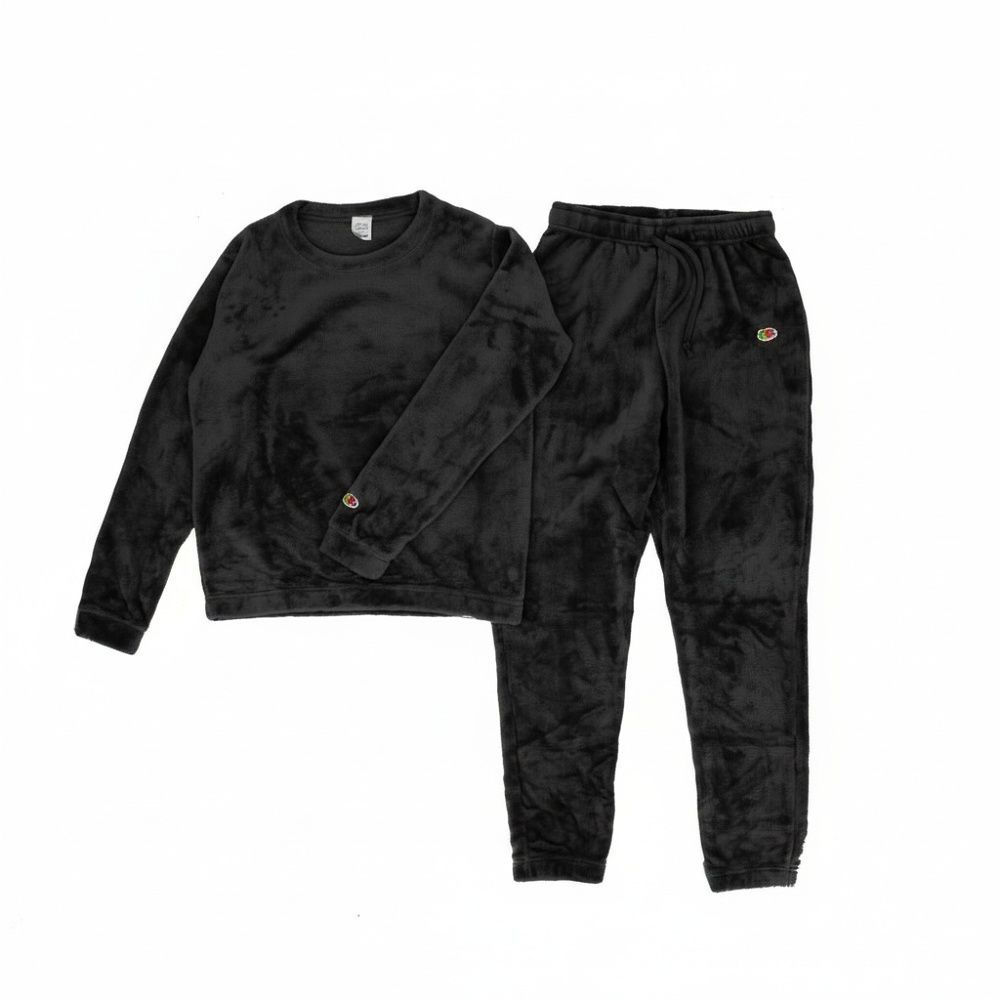 ☆ 80.ブラック ☆ Sサイズ ☆ FRUIT OF THE LOOM ボアルームウェア