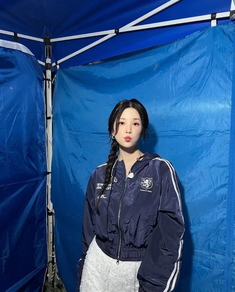 BADBLOOD バッドブラッド フーディー ジップアップ ネイビー