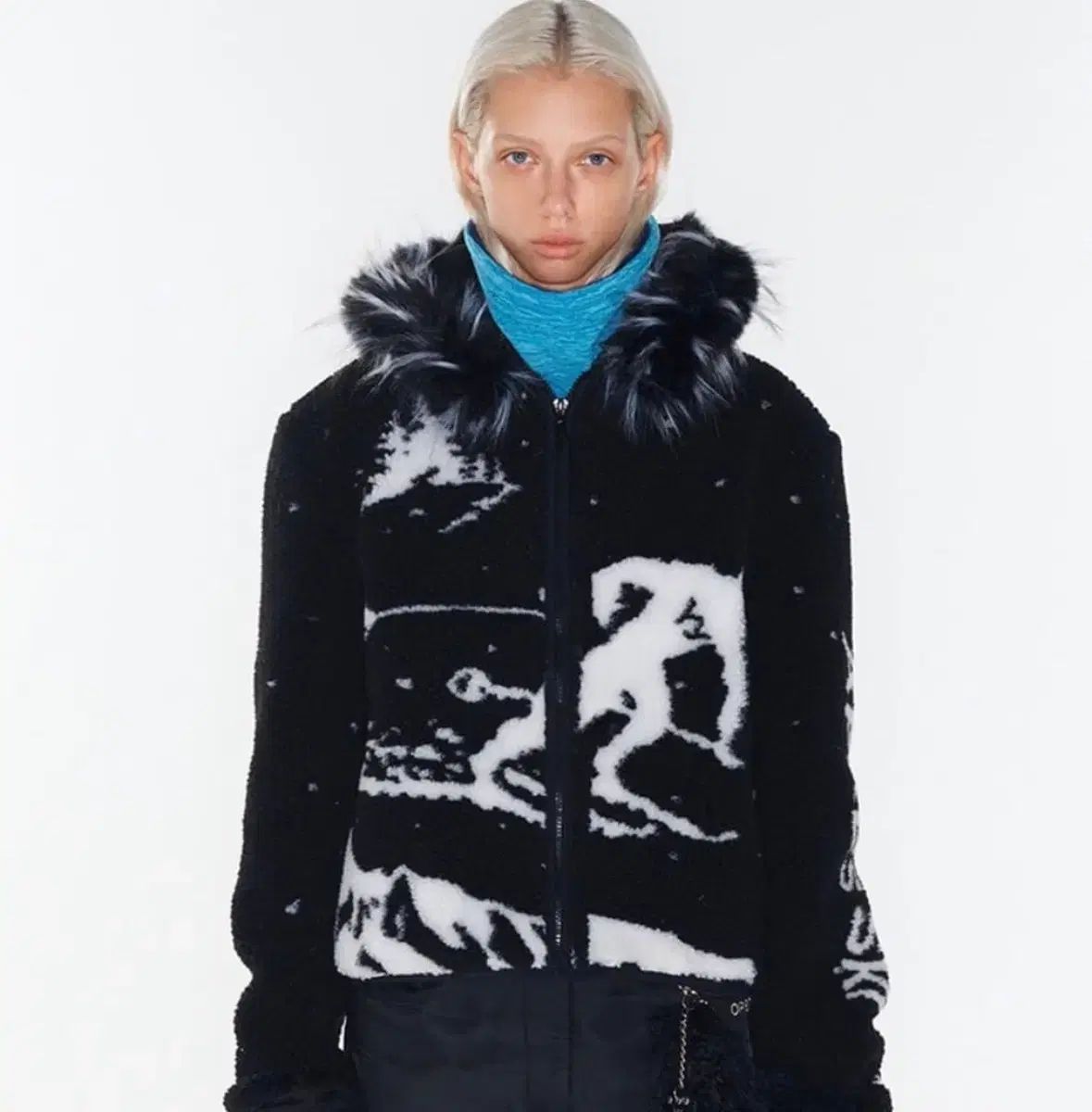 openyy スキー フリース フーディー ジャケット