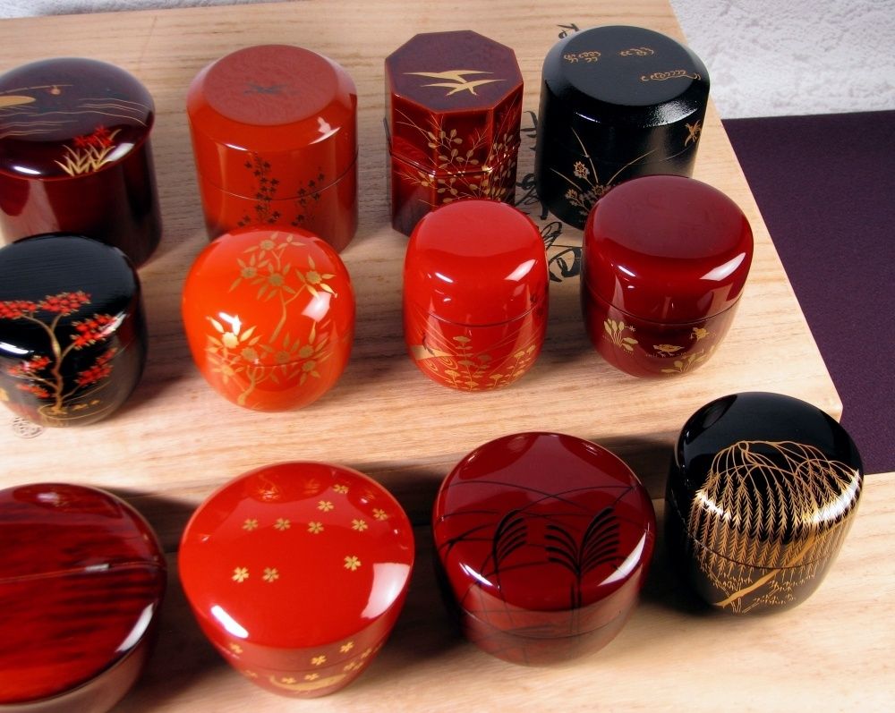 前端峰春作 井伊宗観好十二ヶ月茶器 棗 共箱・栞付 極美品 茶道具