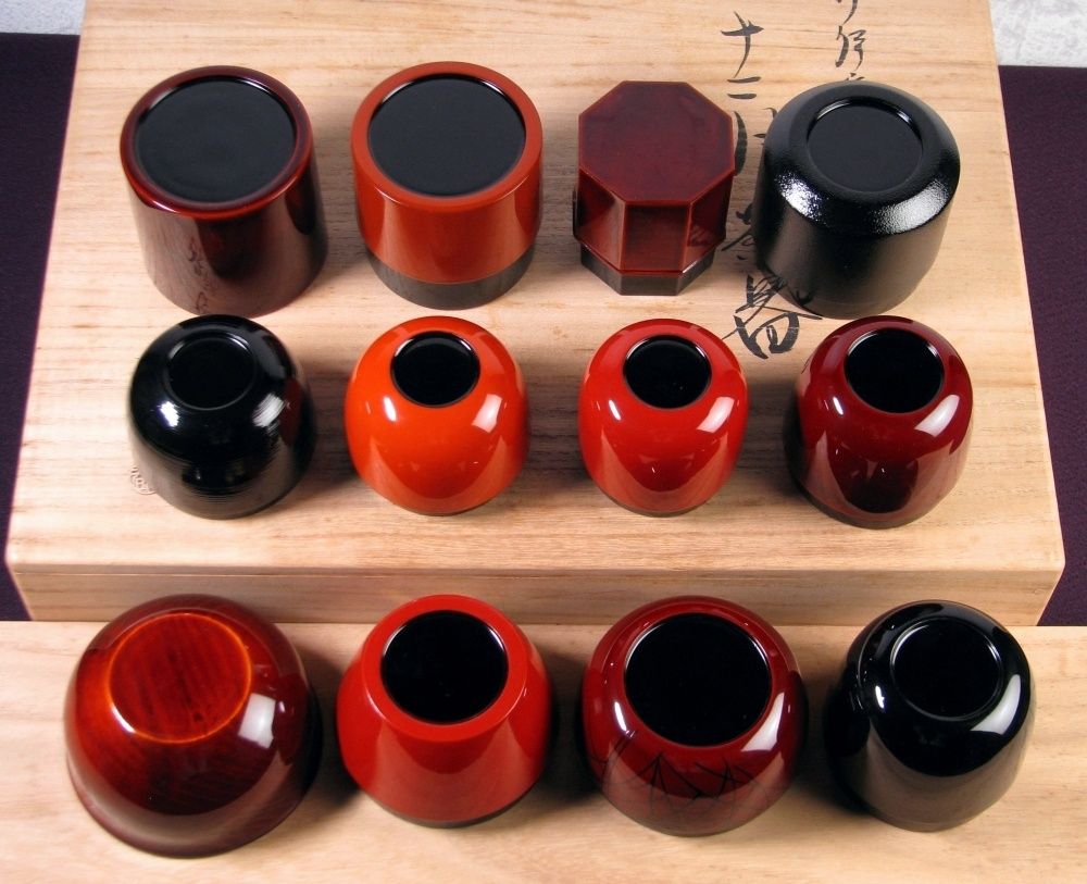 前端峰春作 井伊宗観好十二ヶ月茶器 棗 共箱・栞付 極美品 茶道具