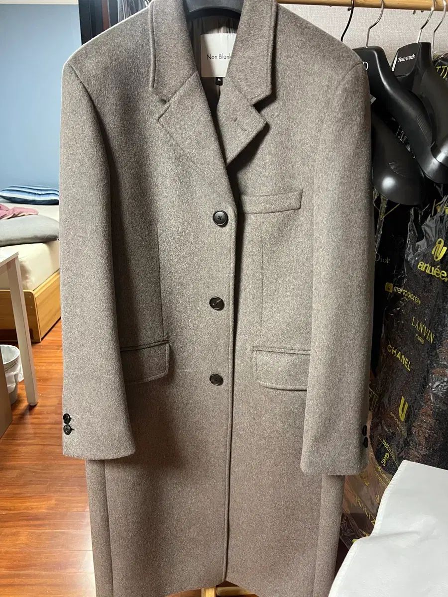  ノンブランク メンズ シングルコート M チェスターコート ジャケット アウター