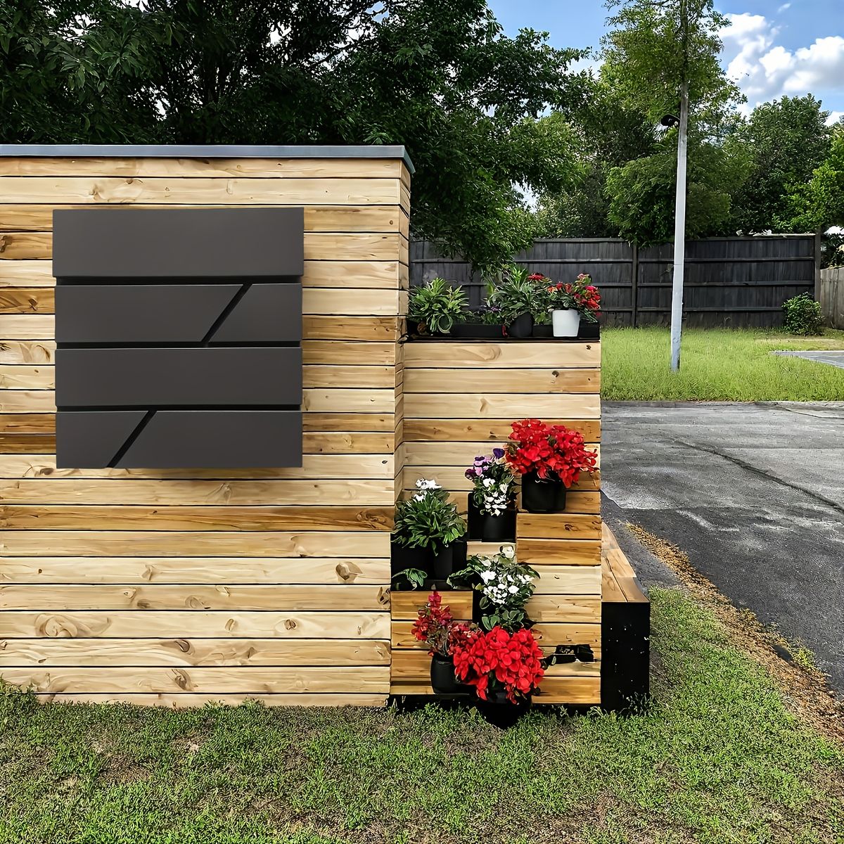 レトロでおしゃれ 壁掛けメールボックス 鍵付き 郵便ポスト 金属製 玄関 オフィス 住宅用 耐候性 ヴィンテージ風 ミニポスト 新築祝い 結婚祝いにも最適