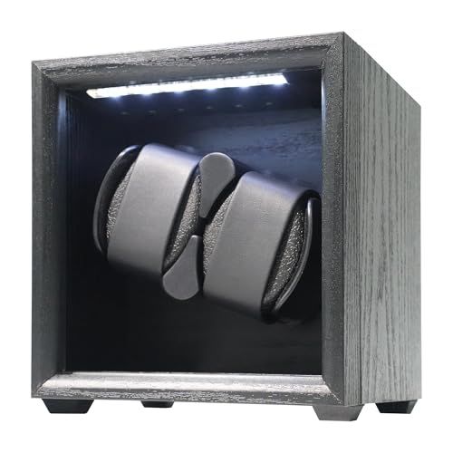 ORYX ワインディングマシーン 2本巻き 腕時計自動巻き上げ機 ウォッチワインダー 時計ケース 自動巻き 調整 クッション LEDライト付 USB AC電源 木製 f 03 b 9 2 c