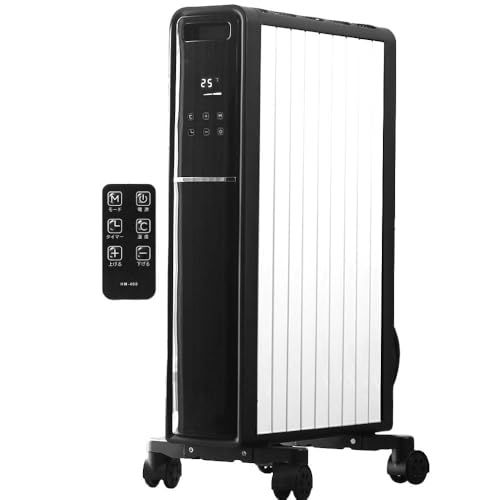 seathestars オイルレスヒーター オイルフリー ノンオイルヒーター 静音 省エネecoモード 乾燥しない 自動温度調節機能 タッチパネル操作 24時間タイマー 電気ヒーター 軽量 リモコン付き 6畳 8畳 10畳 117 e 9 a 14