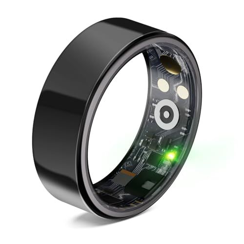 スマートリング 健康管理 新登場 - 長時間使用 Android Iphone対応 睡眠管理 スマート指輪 ヘルスケア 睡眠計測 8種類運動モード 3種類データ測定機能 IP 68防水USB磁気充電 カメラ制御 小型 超軽量 カ a 19 b 1920