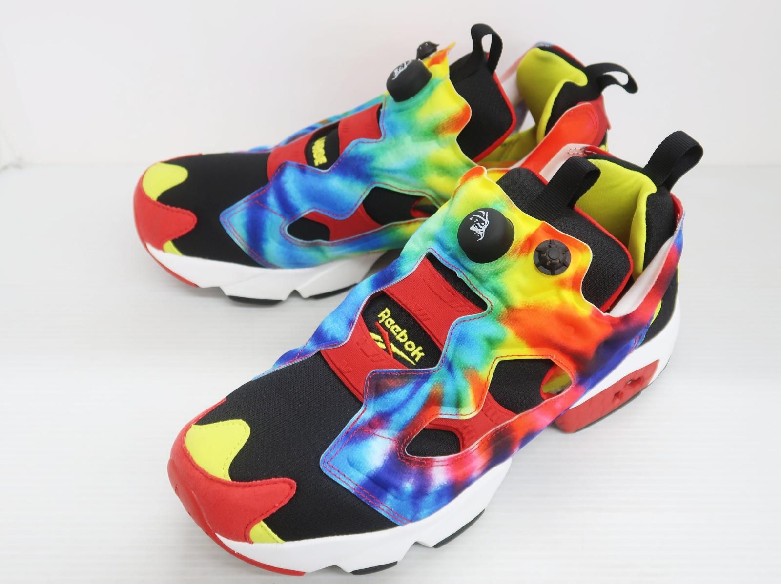 Reebok リーボック × XLARGE エクストララージ FURY OG インスタ ポンプ フューリー FY 3069 タイダイ柄 スニーカー 28.5㎝