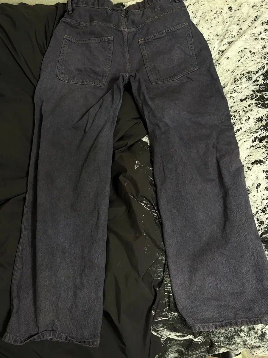 34 ZARA ザラ ダイング パンツ デニム denim