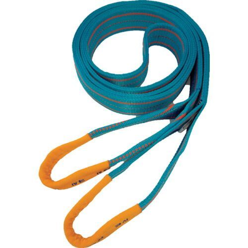 ＴＥＳＡＣ ブルースリング ＪＩＳ４等級 両端アイ形 荷重３．２ｔ 全長４．０ｍ
