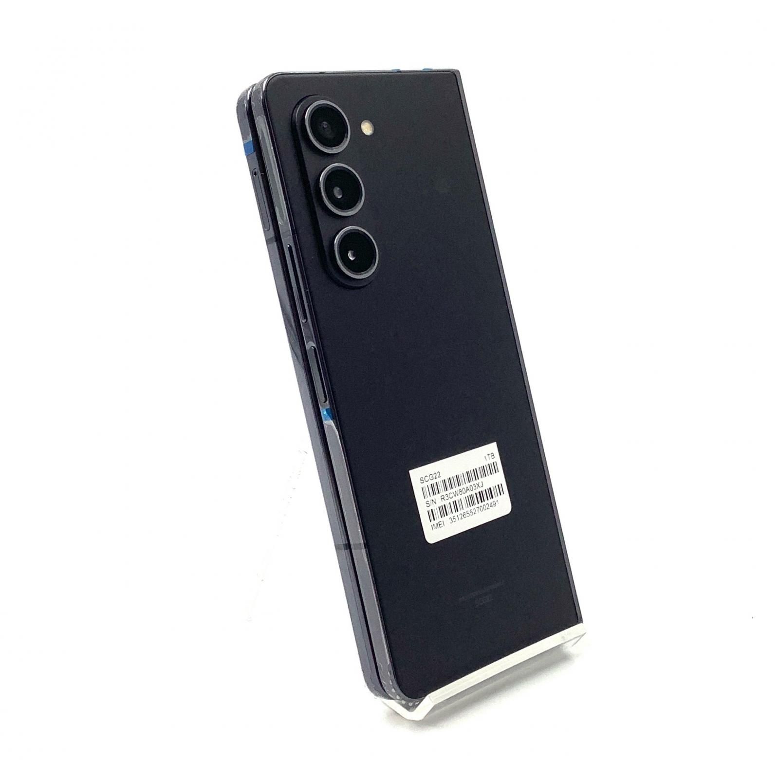  SAMSUNG Galaxy Z F 5 1 TB ファントムブラック au SCG 22 白ロム 超 スマートフォン本体 スマートフォン 携帯電話