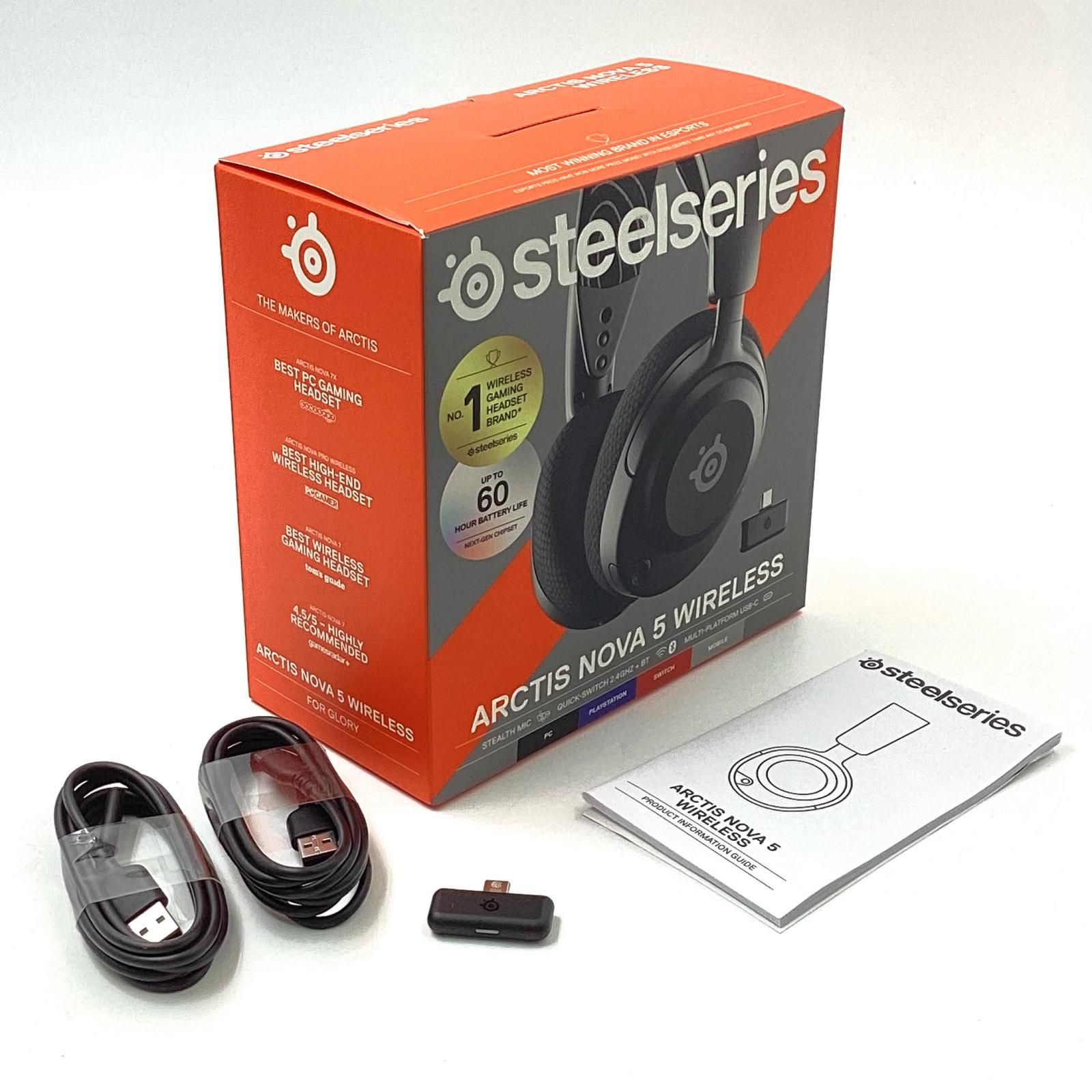 SteelSeries Arctis Nova 5 Wireless 動作確認済【全額返金保証