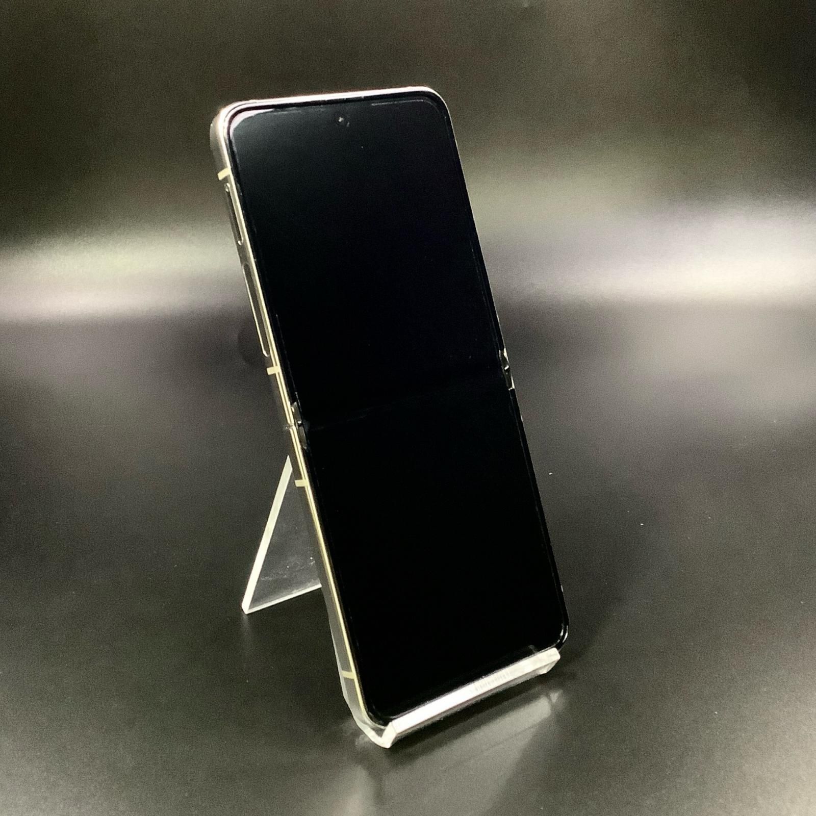 SAMSUNG Galaxy Z Flip 5 256 GB クリーム au SCG 23 白ロム 難有