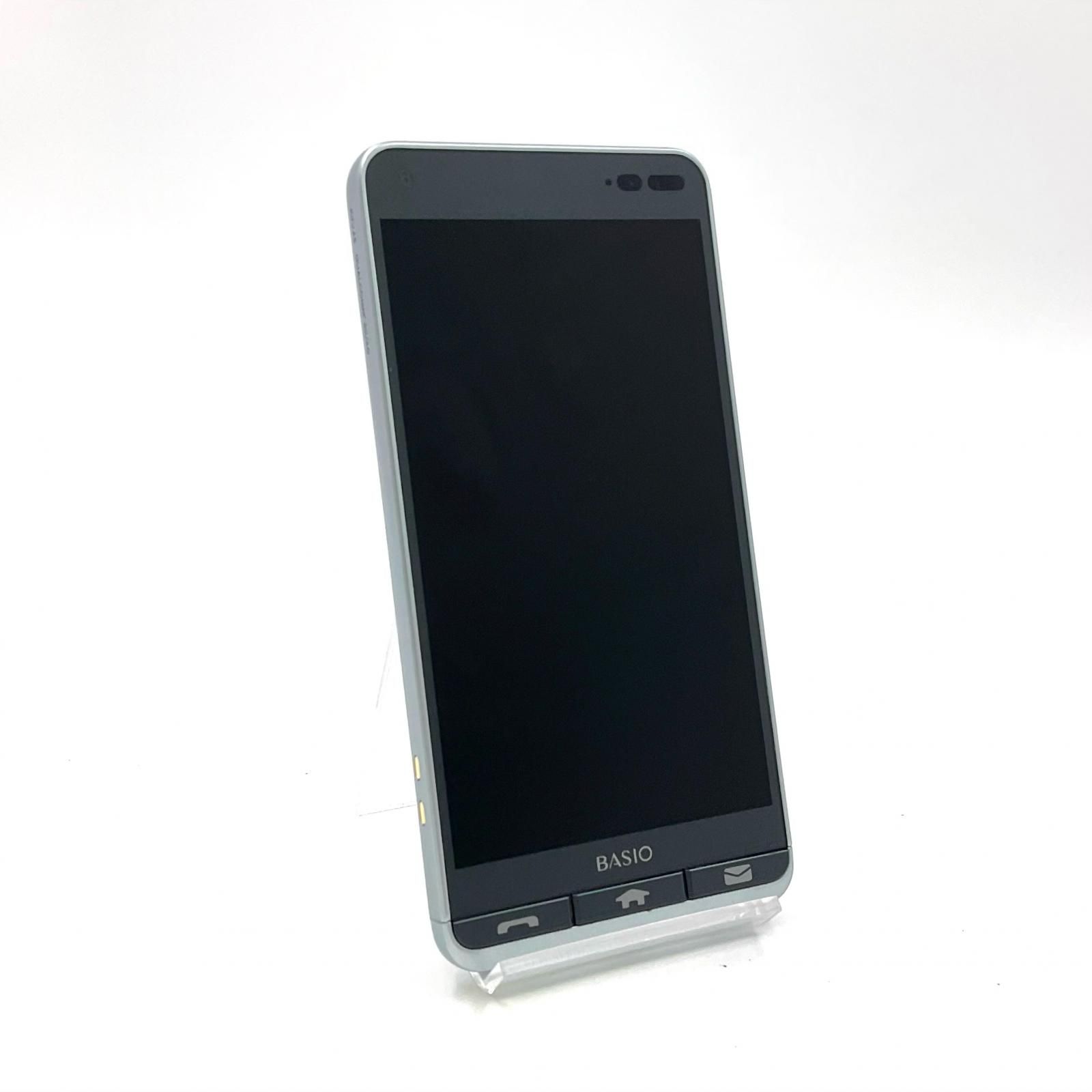 京セラ BASIO 3 32GB ブルー au KYV43 白ロム 動作確認済【全額返金