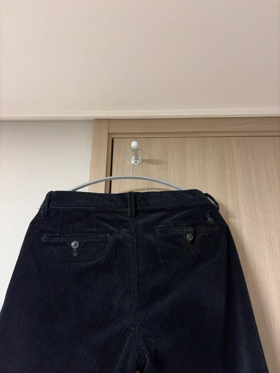 30 ポロ 24 fw ストレッチ ストレートフィット コーデュロイ パンツ ブラック