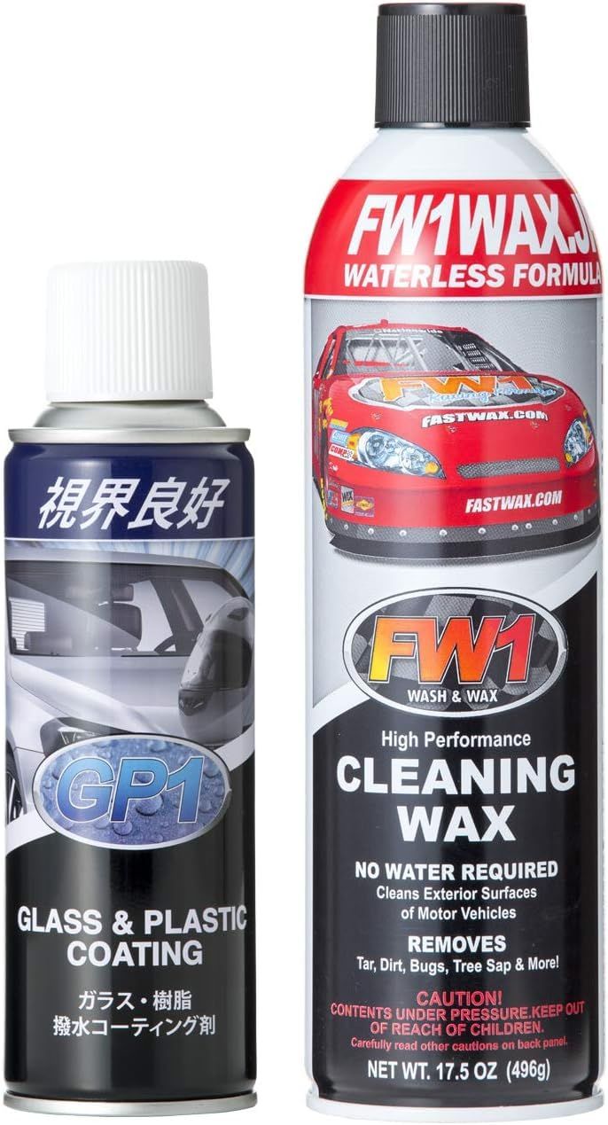FW 1 エフダブリューワン 車 バイクのスプレーワックス 517 ml GP ジーピーワン ガラス 樹脂用 撥水コーティング 204 洗浄 ツヤだし 防汚効果 累計販売400万本