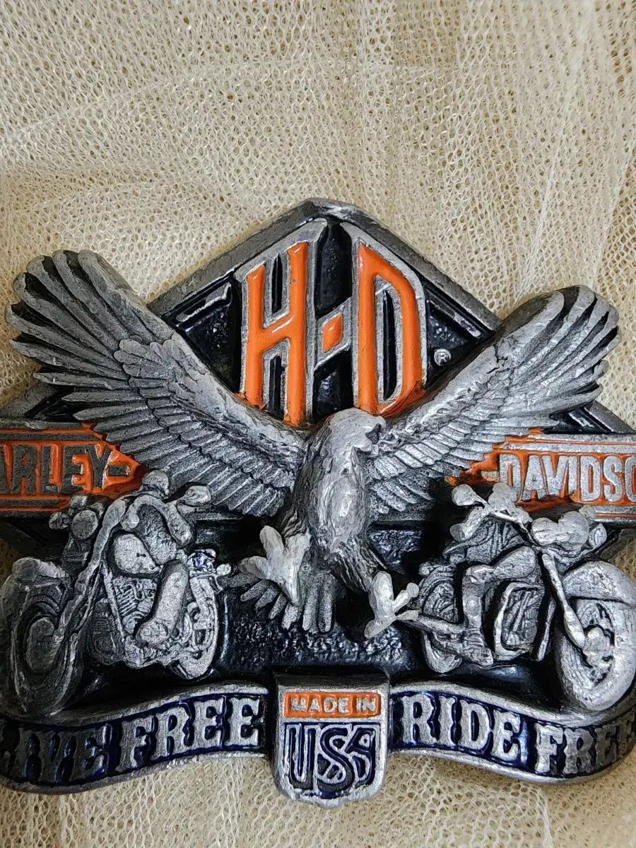 ヴィンテージ ハーレーダビッドソン ベルト バックル 1992 USA