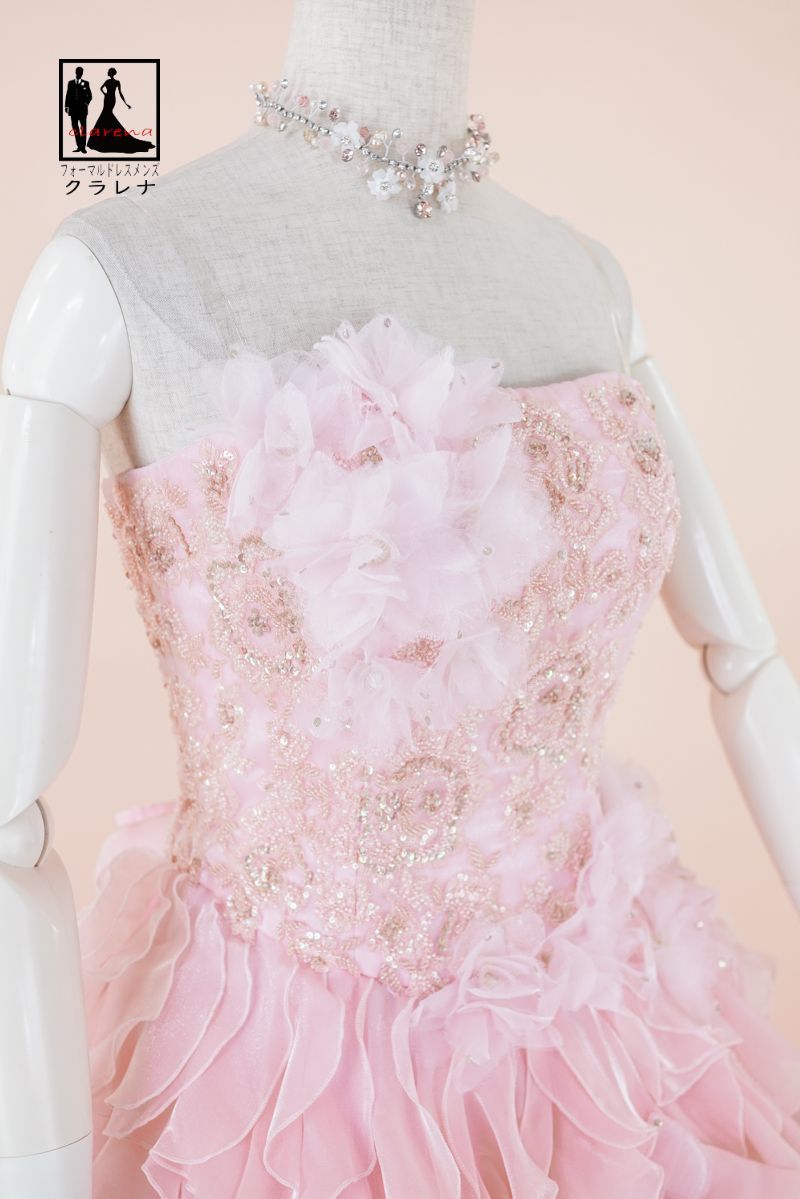 フォーマル衣装 サーモンピンク