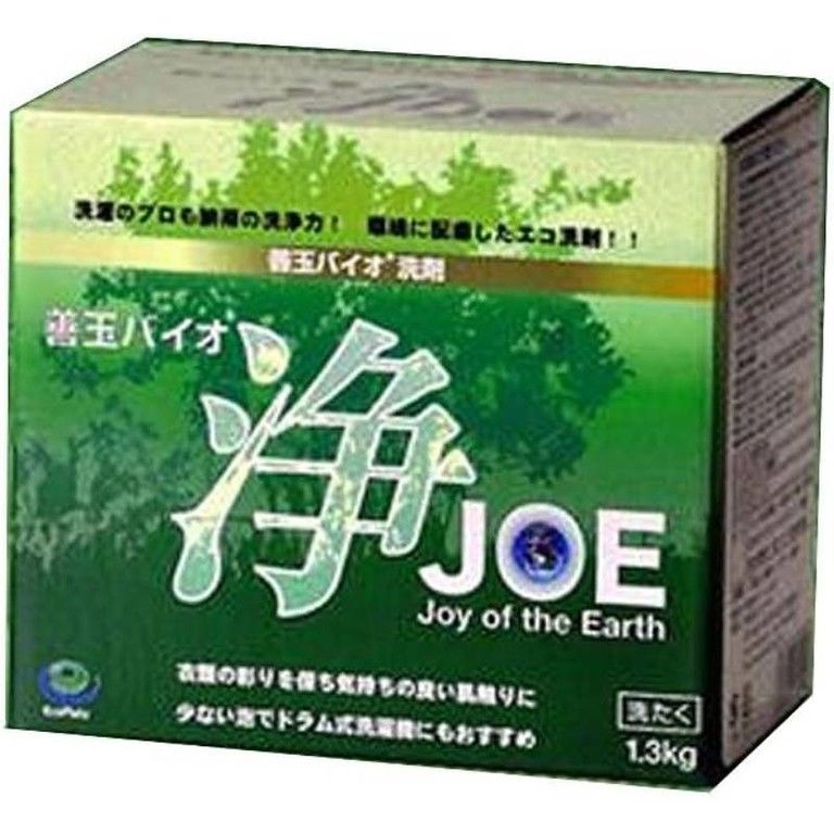  無香料 エコ洗剤 グッドバイオ浄化 JOE パウダー 1 3 kg 3箱セット 環境に優しい洗剤 竹由来成分 ゼロウェイスト クリーニング 無毒 サステナブルな暮らしに 粉末洗剤 洗濯洗剤