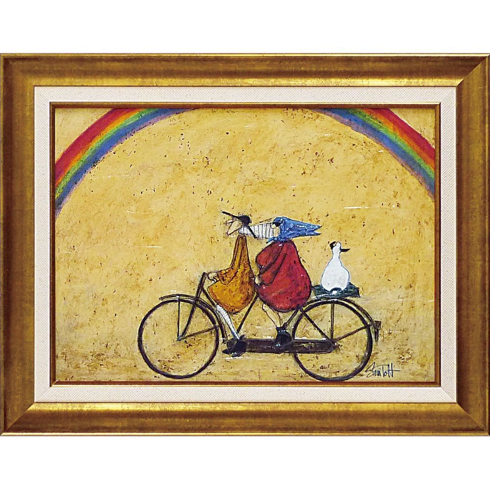 絵画アート サムトフト 自転車 サムトフト アートフレーム A Bikeful
