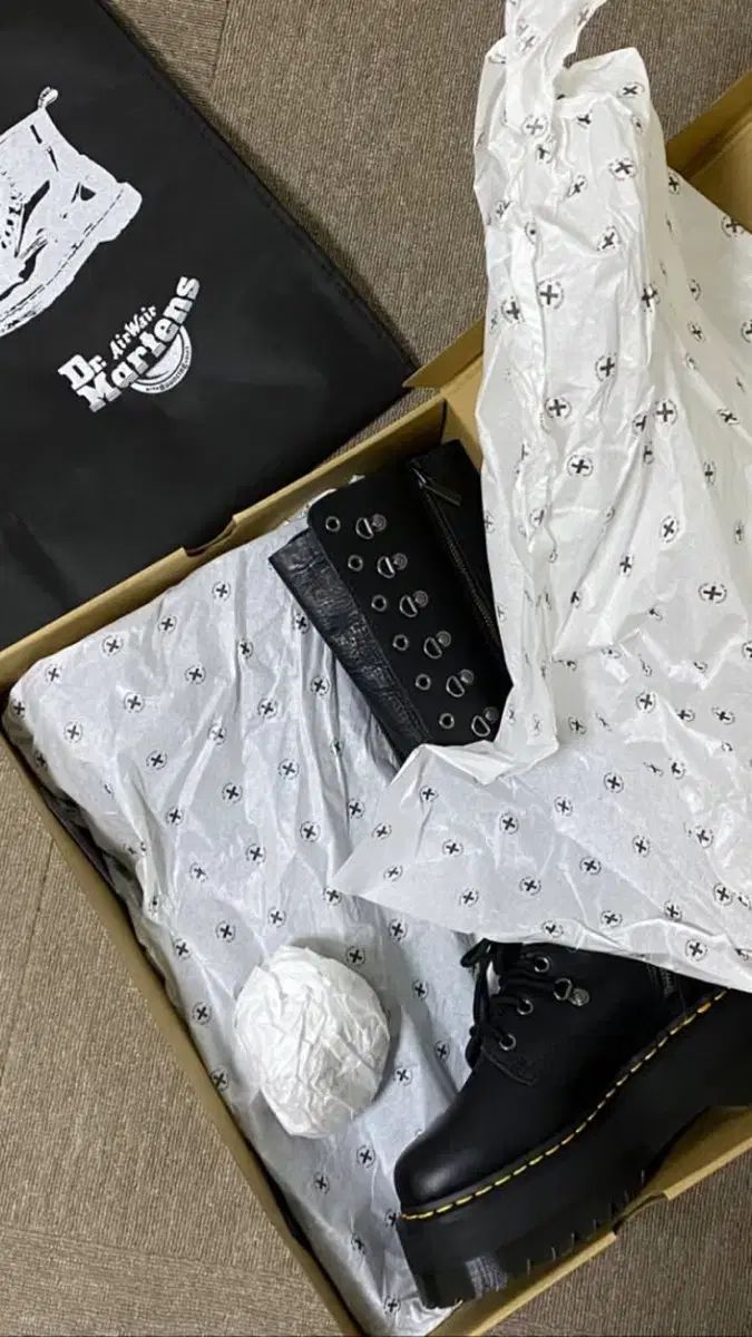 DR MARTENS ドクターマーチン 1 B 60 MAX HDW ブラック ロングブーツ