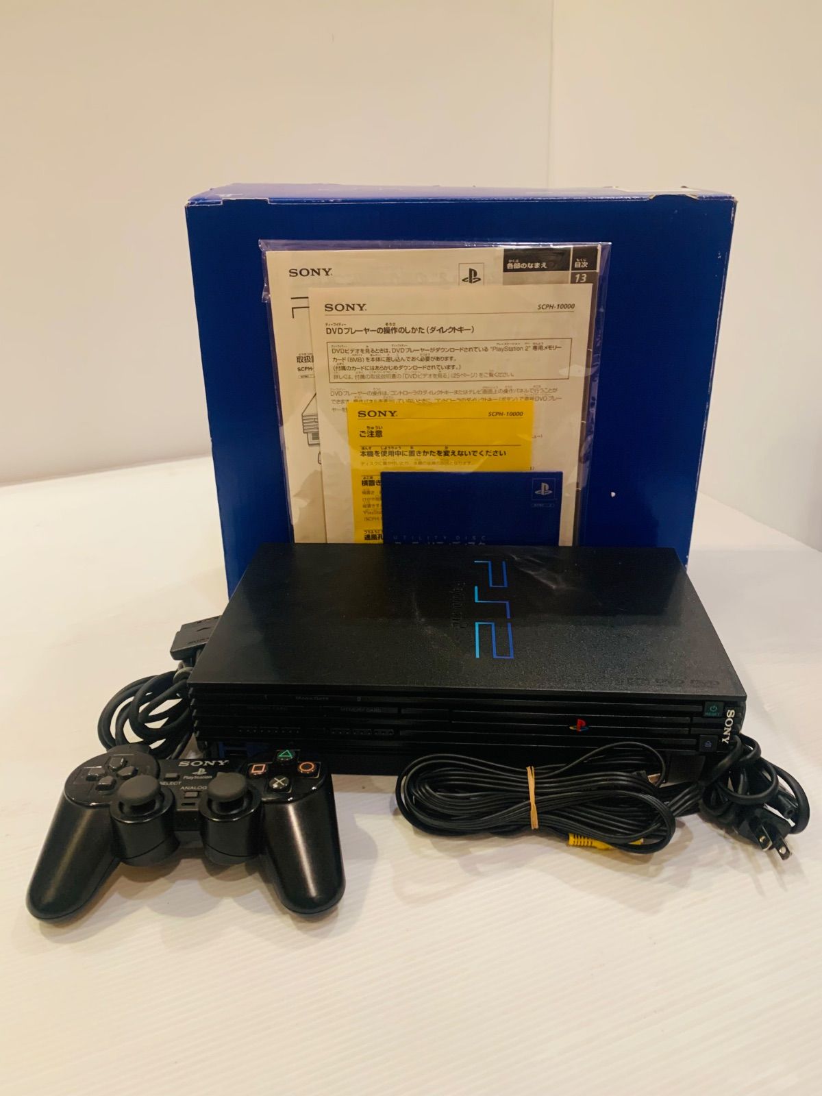 SONY PlayStation2 SCPH-10000（カード、外箱付き） - メルカリ