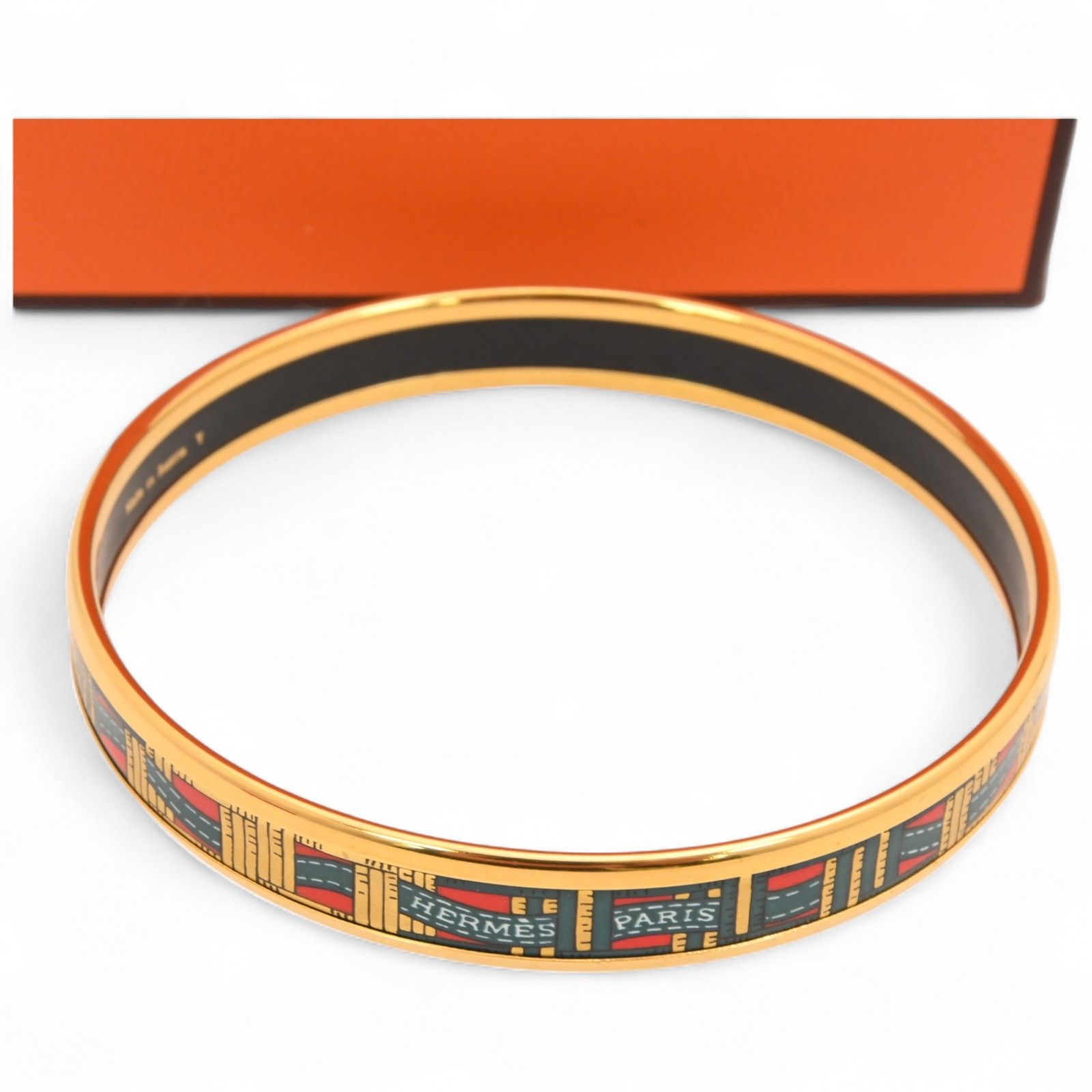 エルメス エマイユPM バングル マルチカラー Aランク he7826ng - メルカリ